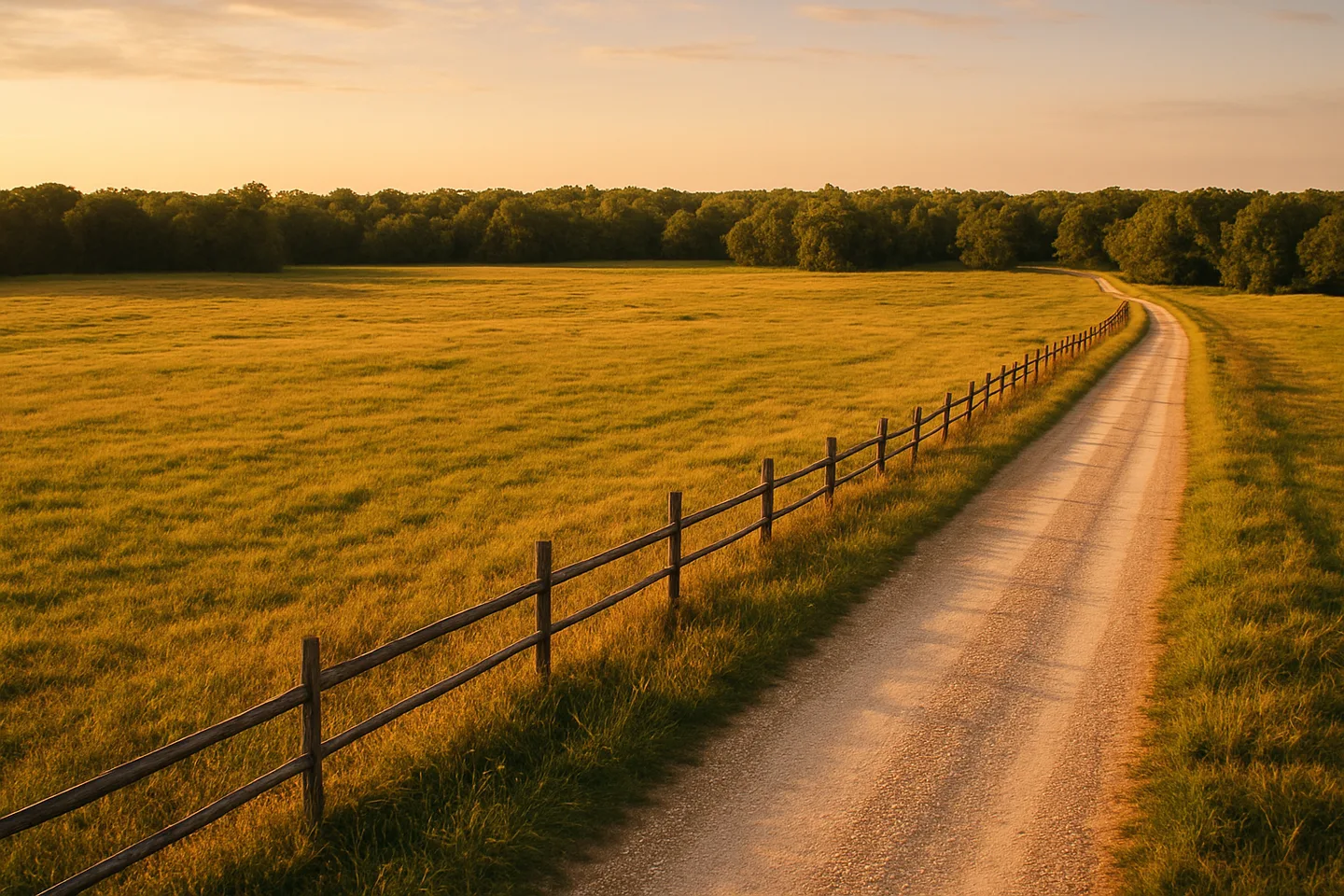 Rural acreage with open grassland and conifer forest in Bolivar County, Mississippi
