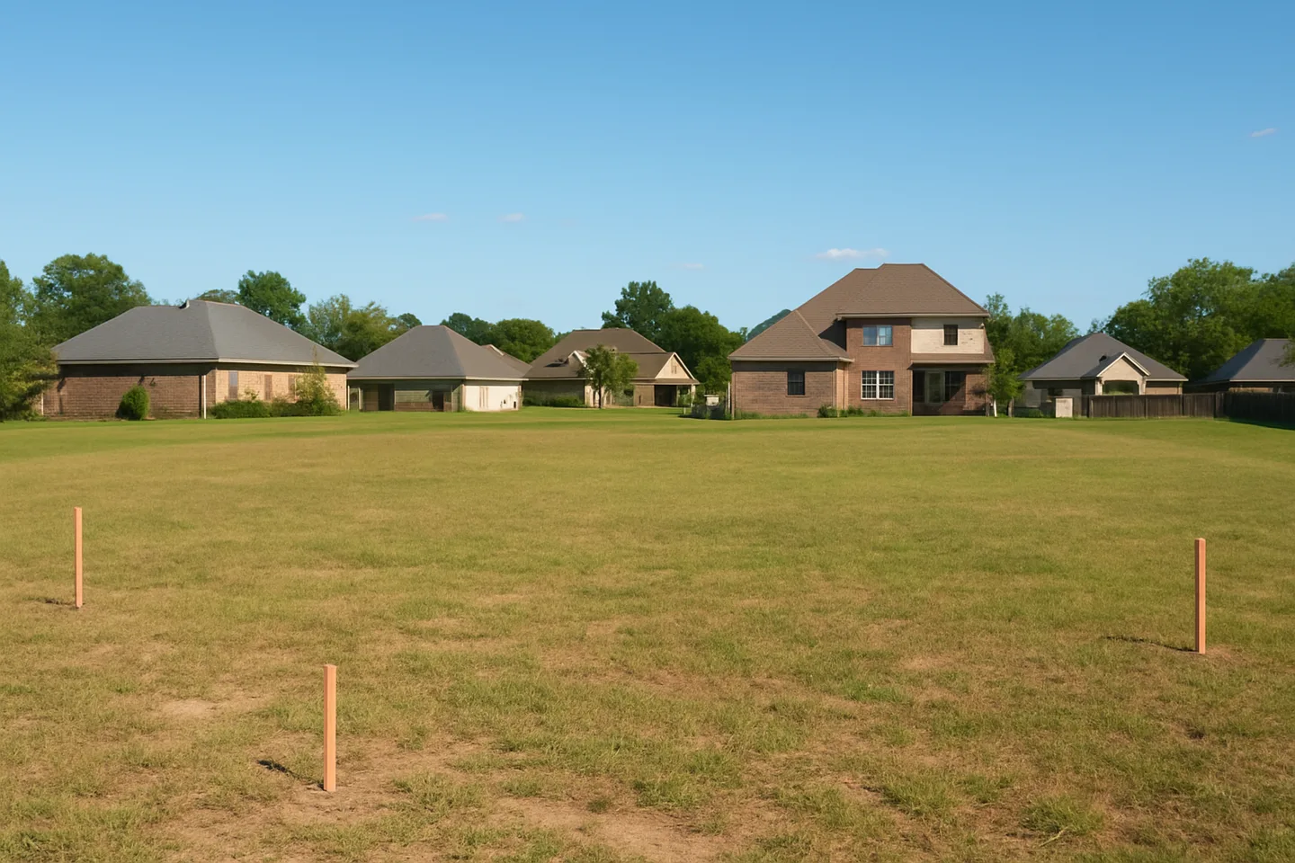 Cleared vacant residential lot for sale in Biloxi, Mississippi