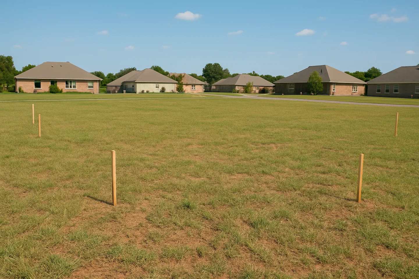 Cleared vacant residential lot for sale in Bolivar County, Mississippi