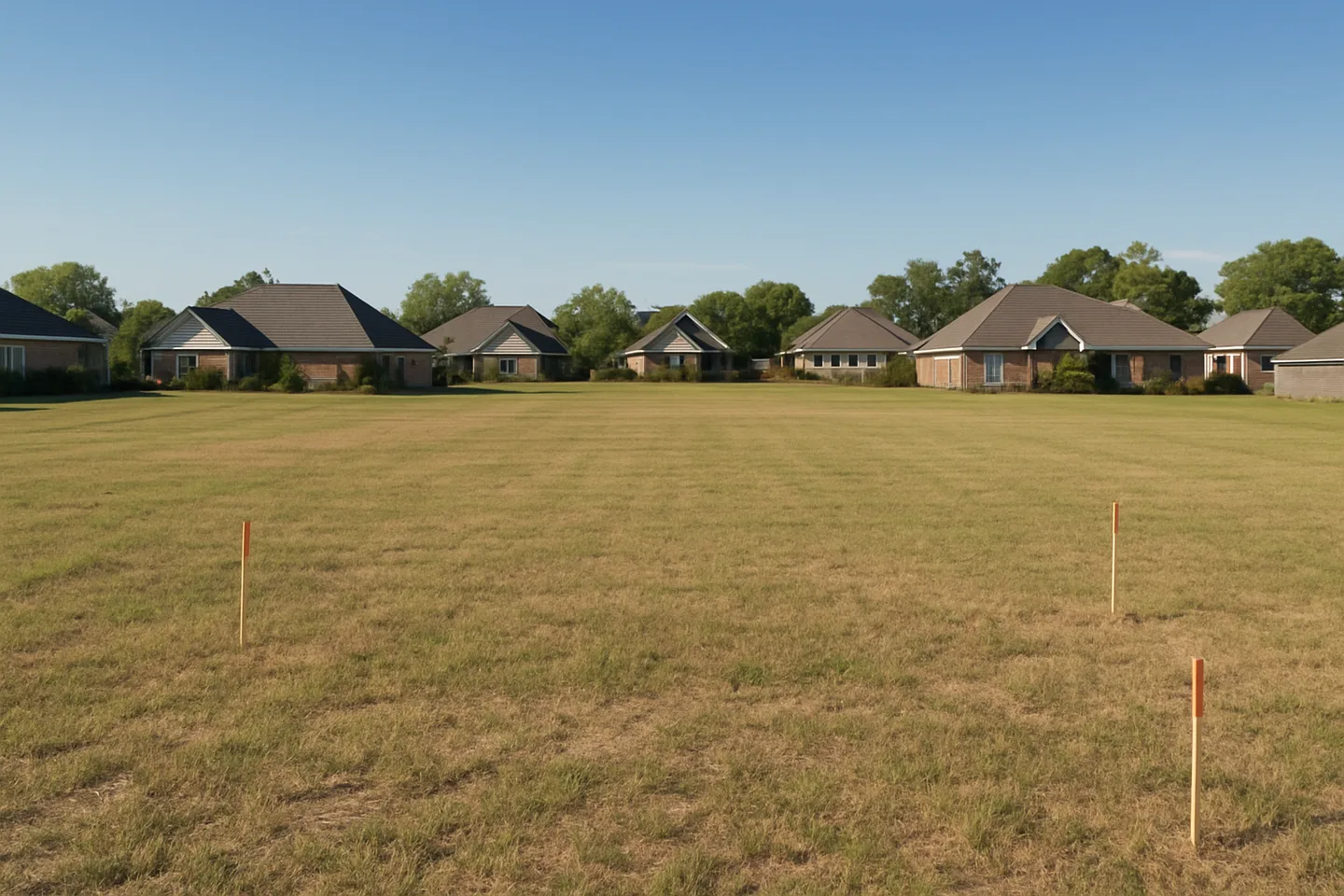 Cleared vacant residential lot for sale in Gulfport, Mississippi