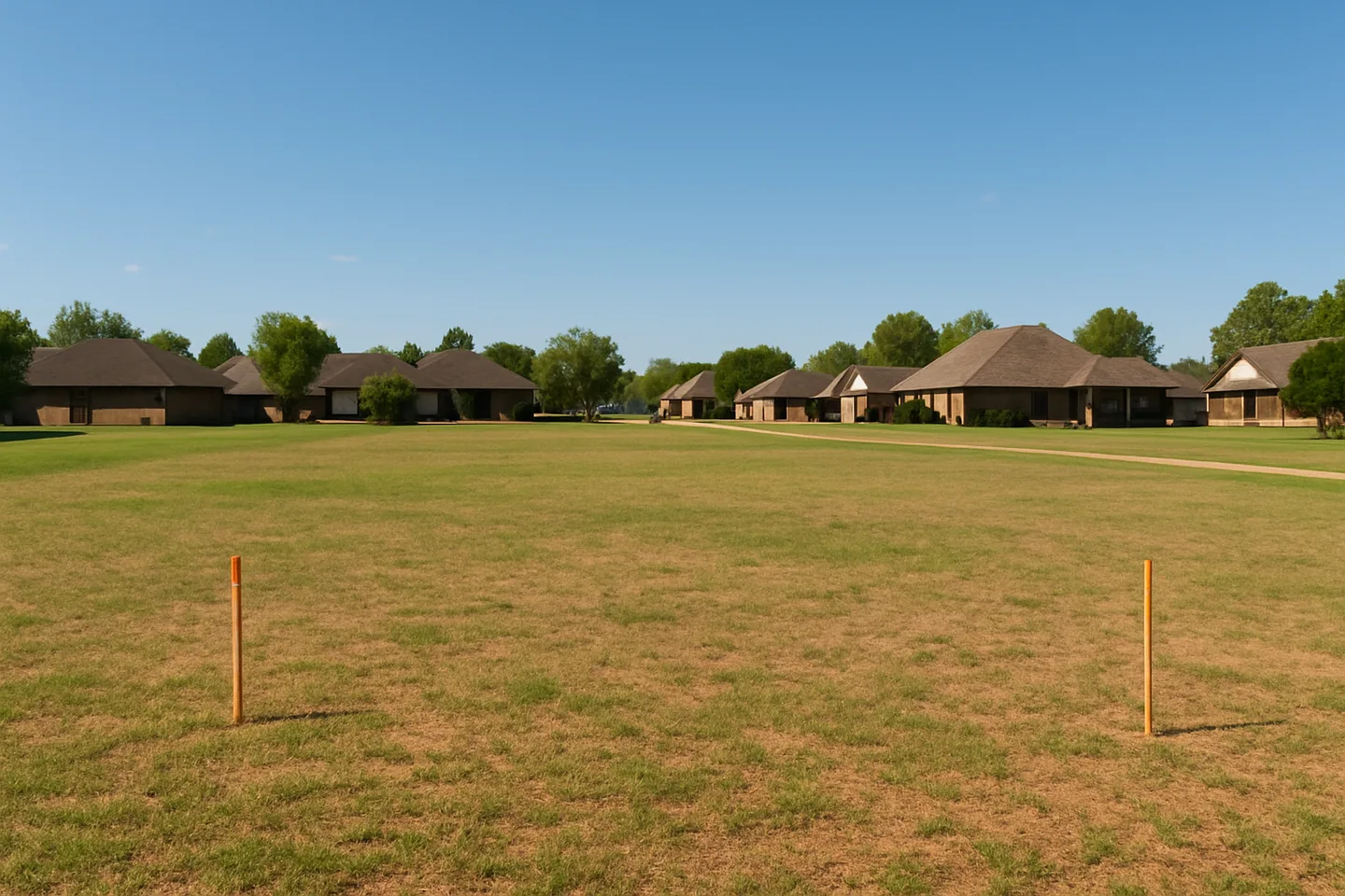 Cleared vacant residential lot for sale in Lee County, Mississippi