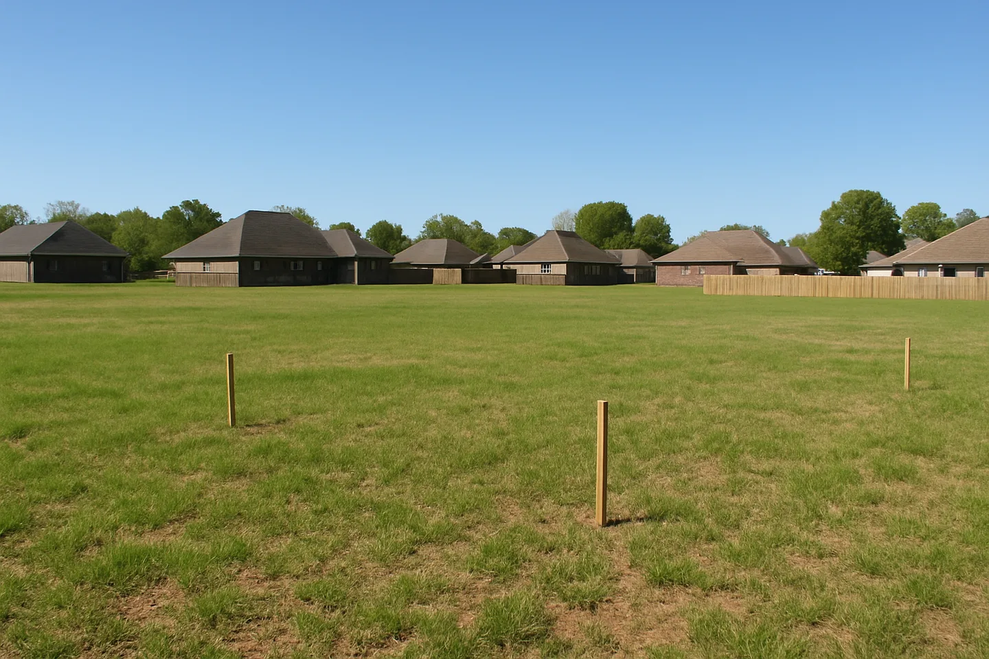 Cleared vacant residential lot for sale in Vicksburg, Mississippi