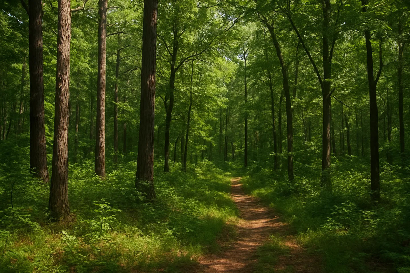 Wooded forest parcel in Brandon, Mississippi