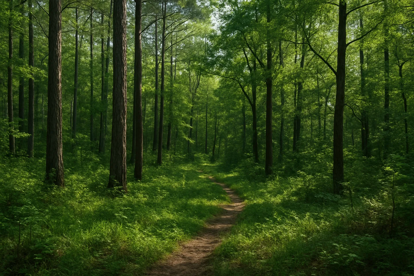 Wooded forest parcel in Columbus, Mississippi