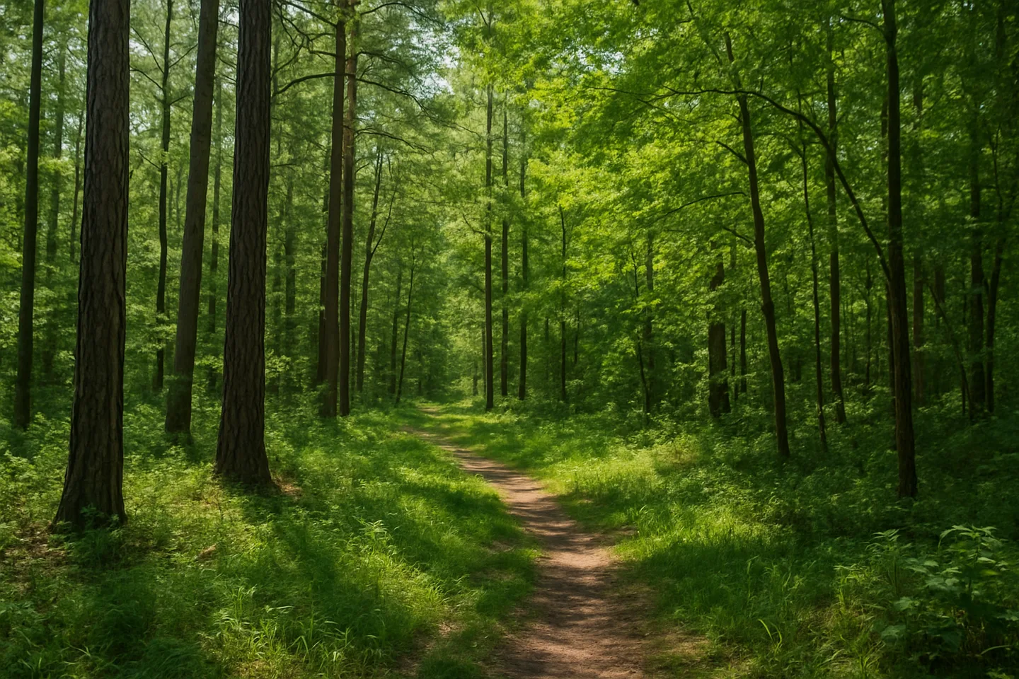 Wooded forest parcel in Forrest County, Mississippi