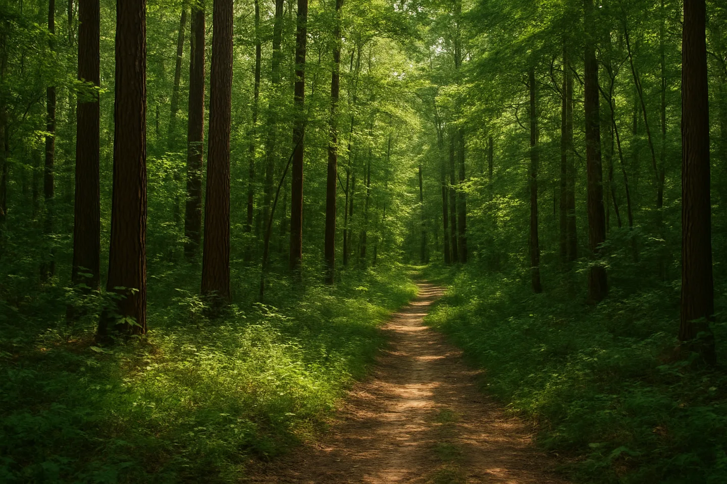 Wooded forest parcel in Madison County, Mississippi