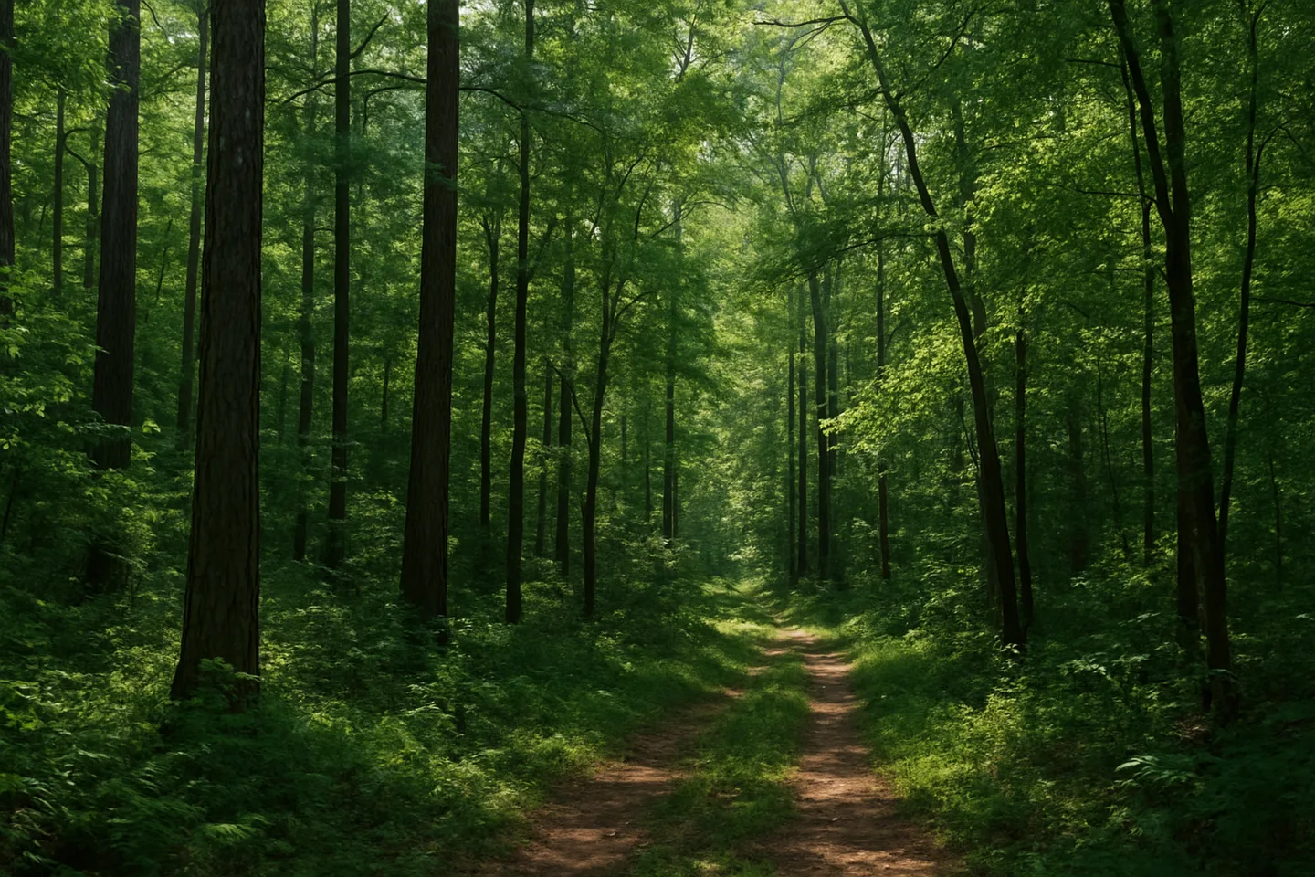 Wooded forest parcel in Madison, Mississippi