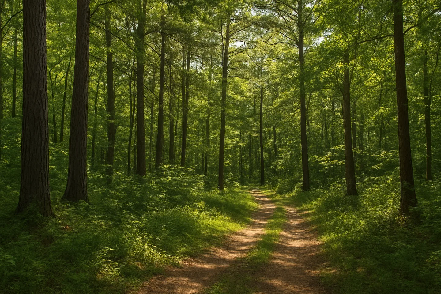 Wooded forest parcel in Oxford, Mississippi