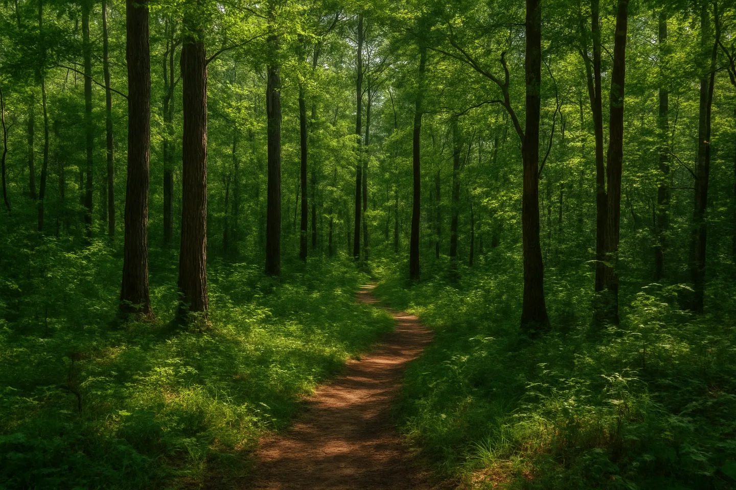 Wooded forest parcel in Picayune, Mississippi