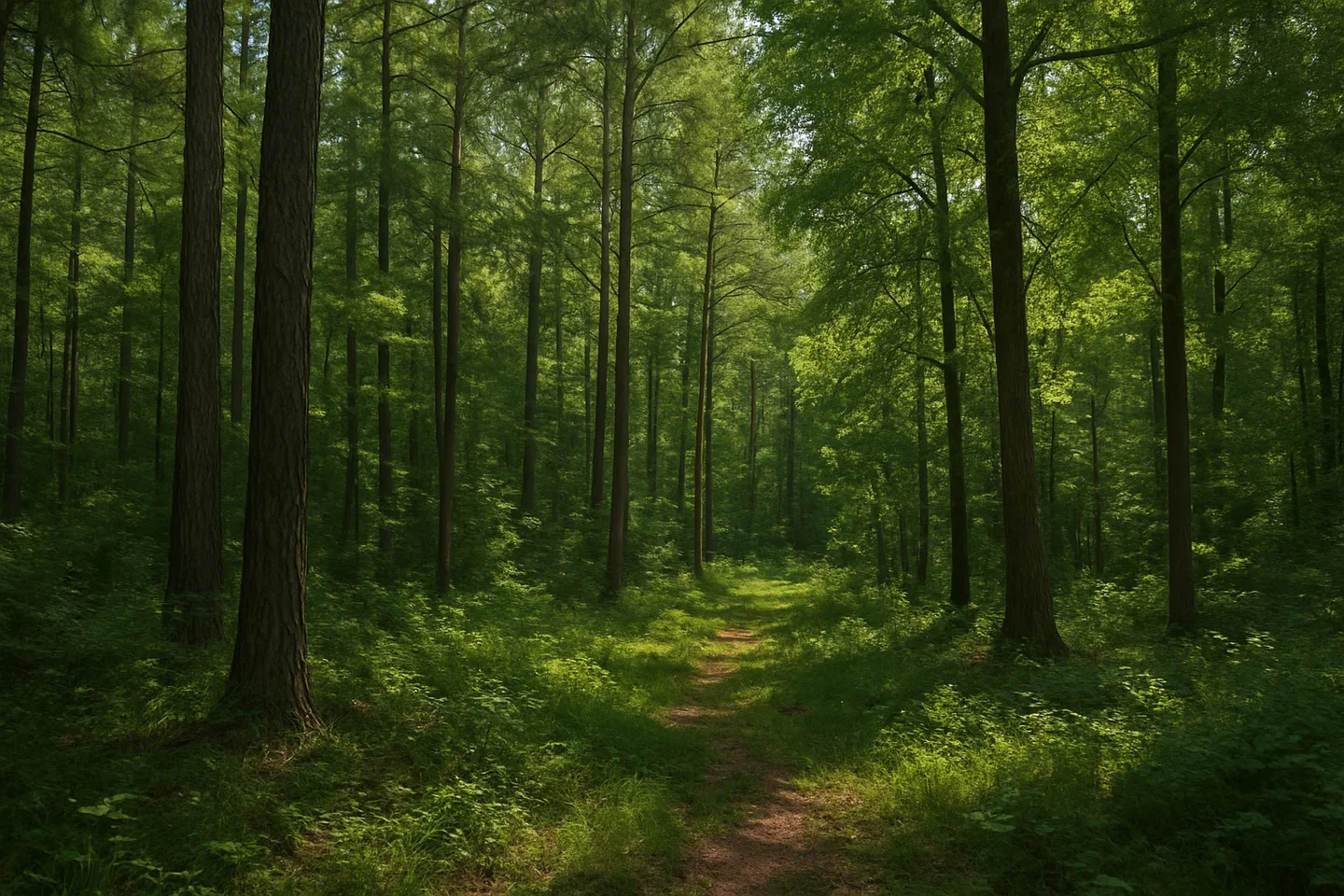Wooded forest parcel in Southaven, Mississippi