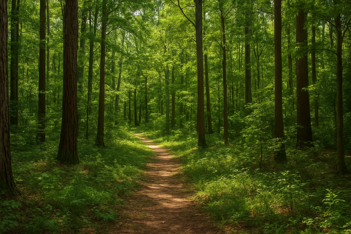 Wooded forest parcel in Tupelo, Mississippi